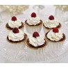 Mini serniczki z malinowym puree - 6 szt.