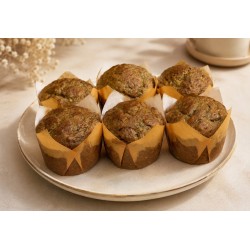 Muffiny bananowe bez cukru - 6 szt.